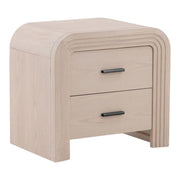 Portland Wooden 2-Drawers Nightstand 25"