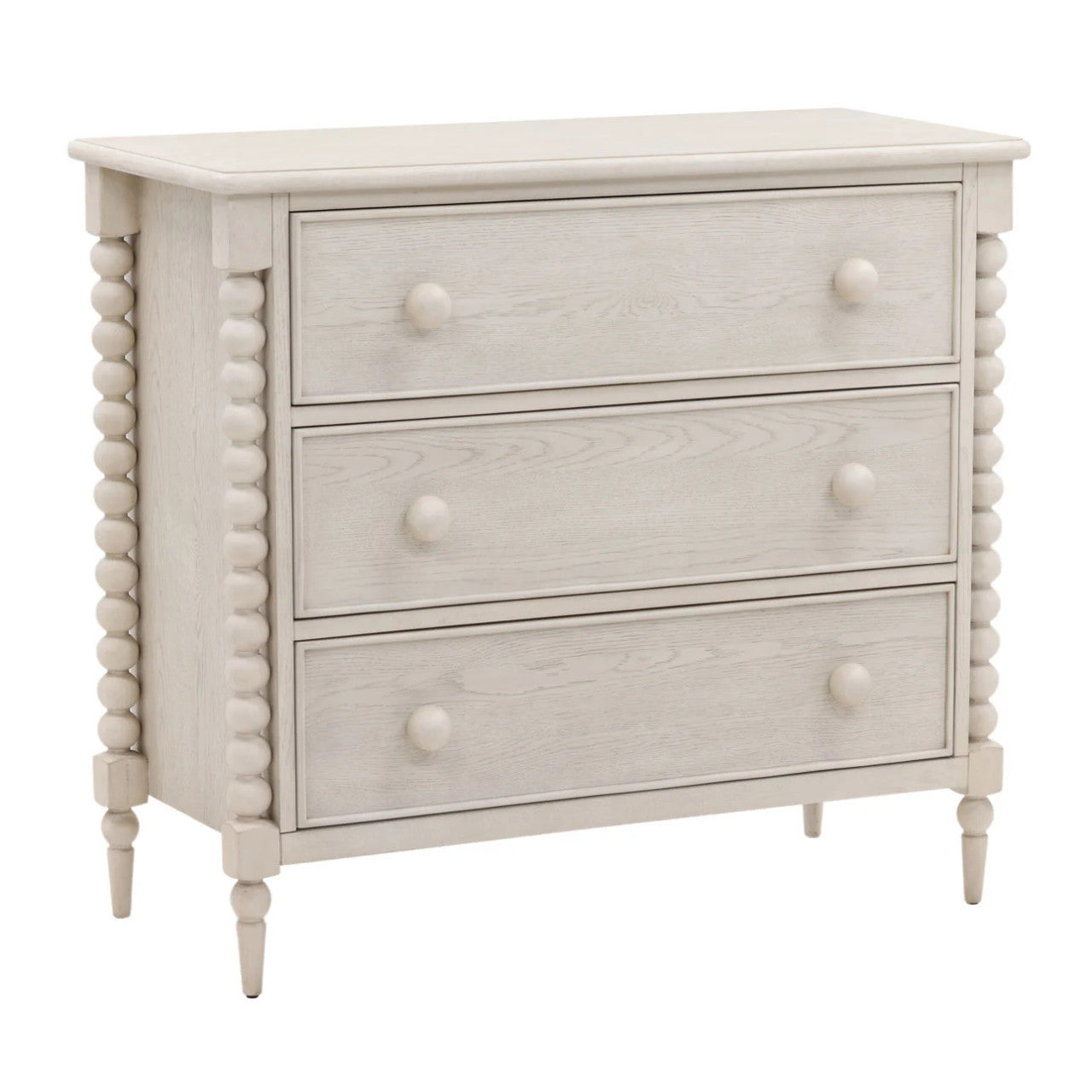 Marcellina Whitewash 3 Drawers Chest 40"