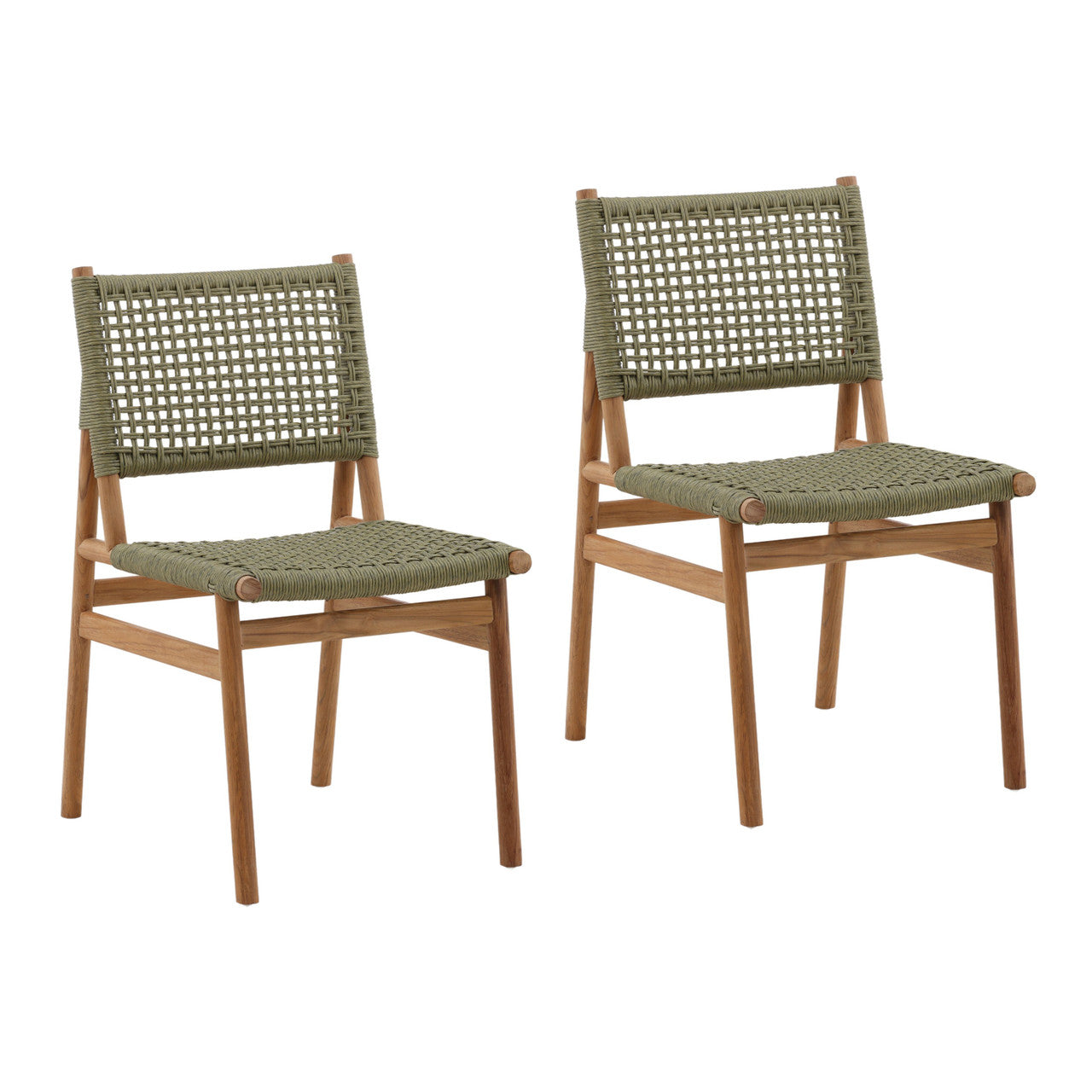 Francisca Outdoor Dining Chair Set of 2 18"