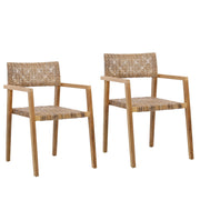 Deeta Outdoor Dining Chair Set of 2 22"