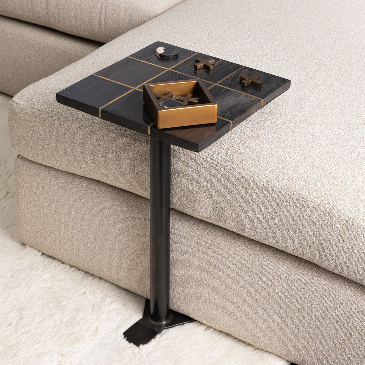 Lucy Tic-Tac-Toe Side Table 14"