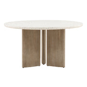 Harrell Round Outdoor Dining Table 55"