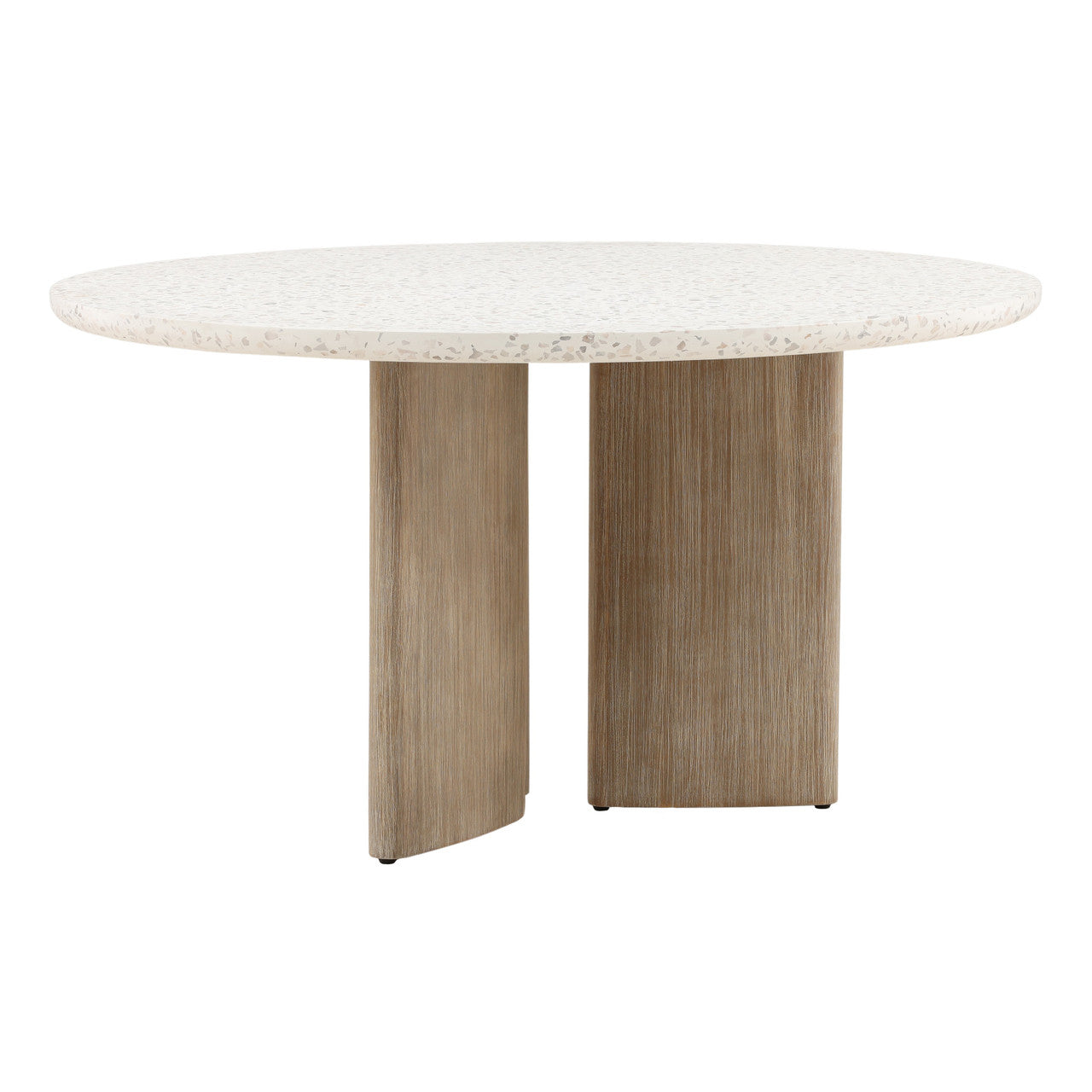 Harrell Round Outdoor Dining Table 55"