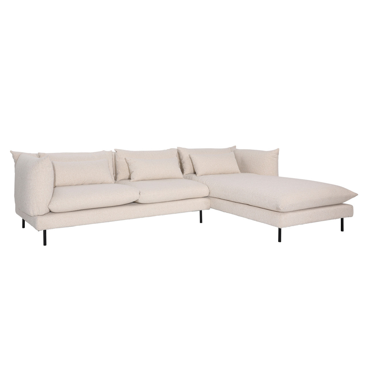 Twiggy Chaise Sectional 117"