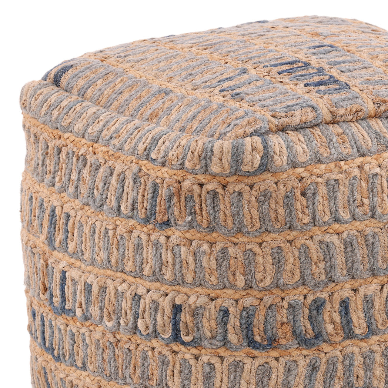 Azure Pouf 17"