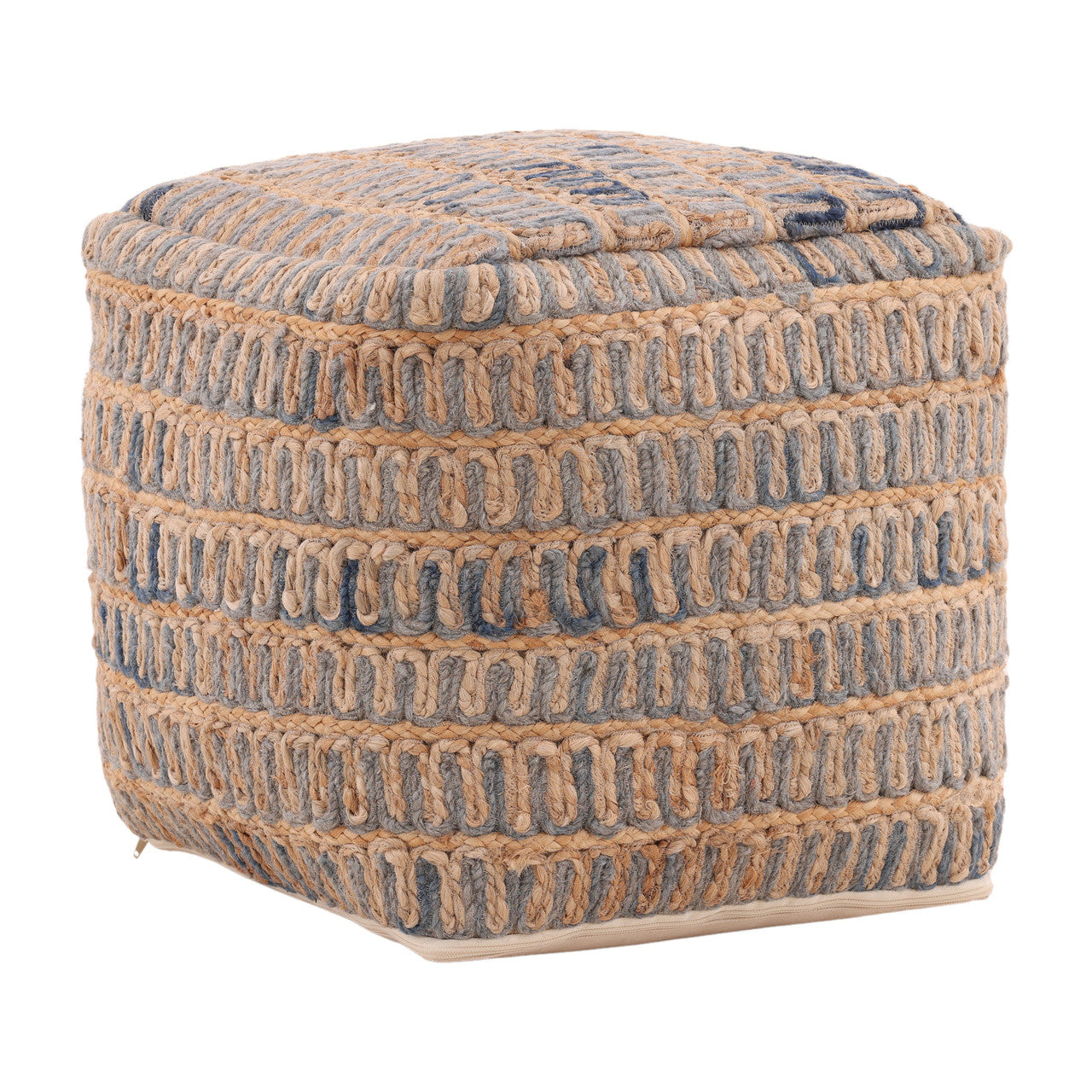 Azure Pouf 17"