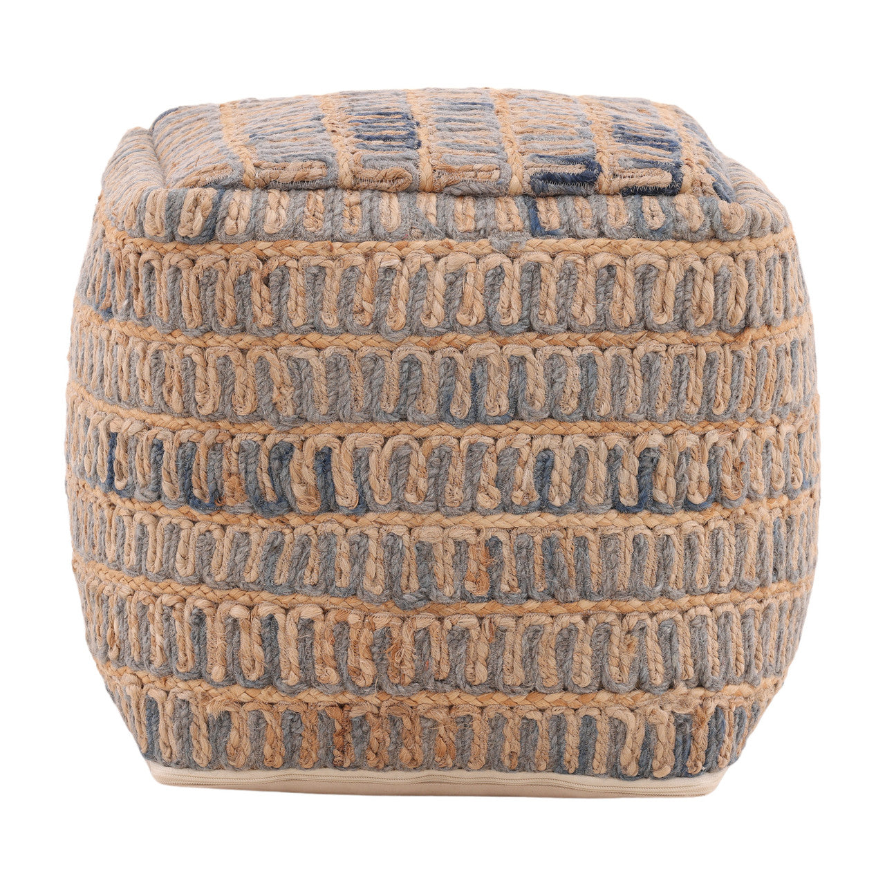 Azure Pouf 17"