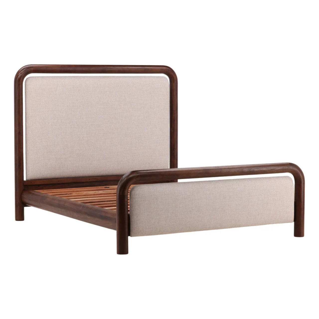 Kansas Wooden Queen Size Platform Bed