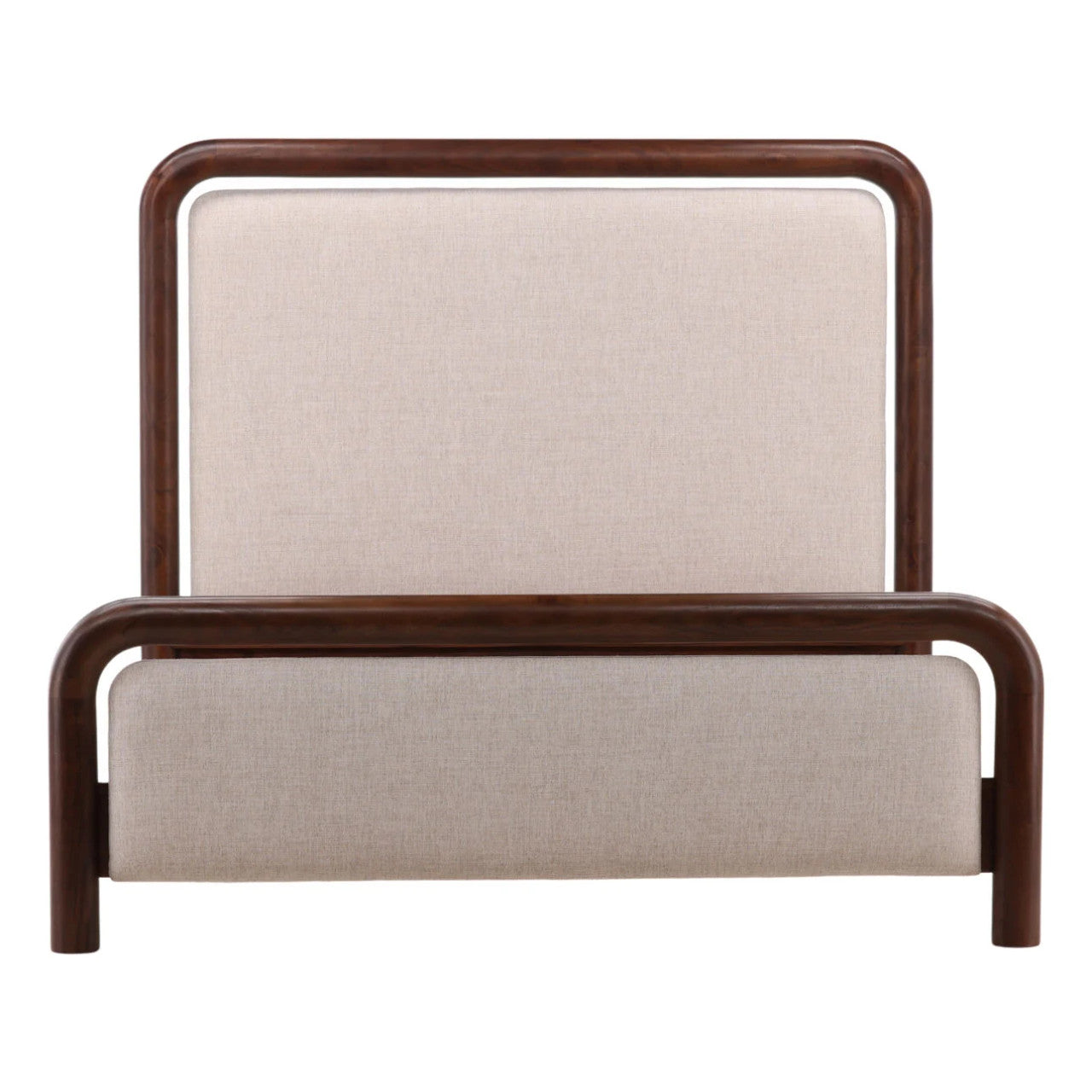 Kansas Wooden Queen Size Platform Bed