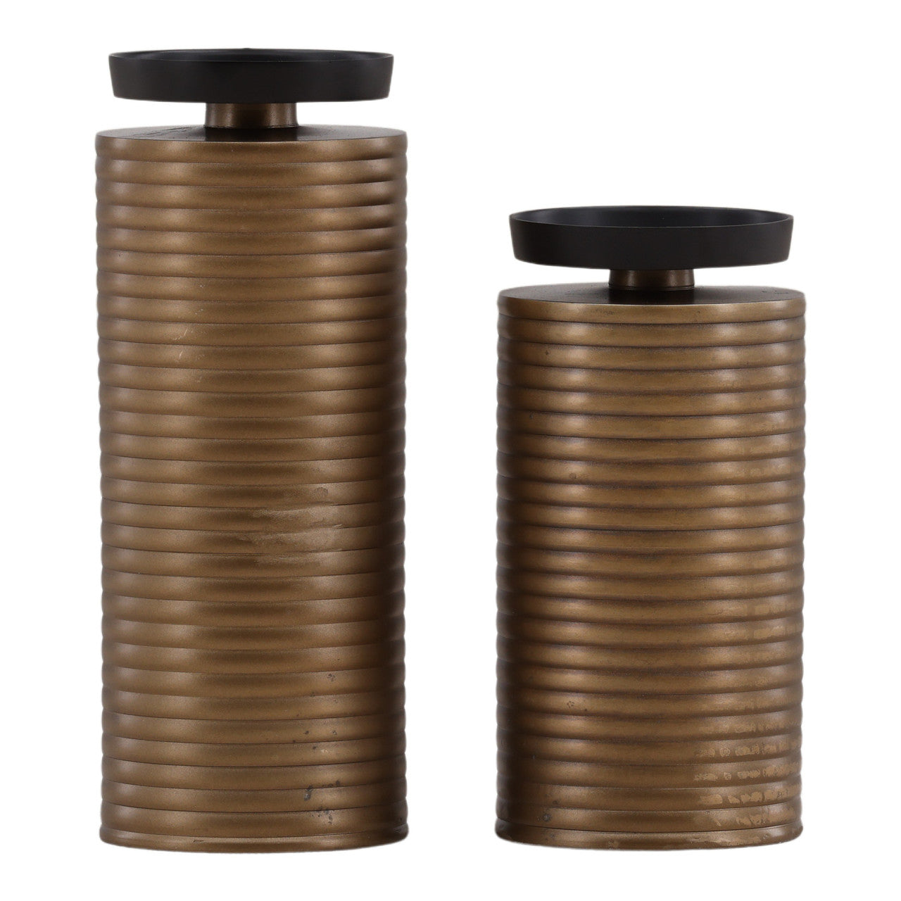 Kaolin Candle Holder Set of 2 4"