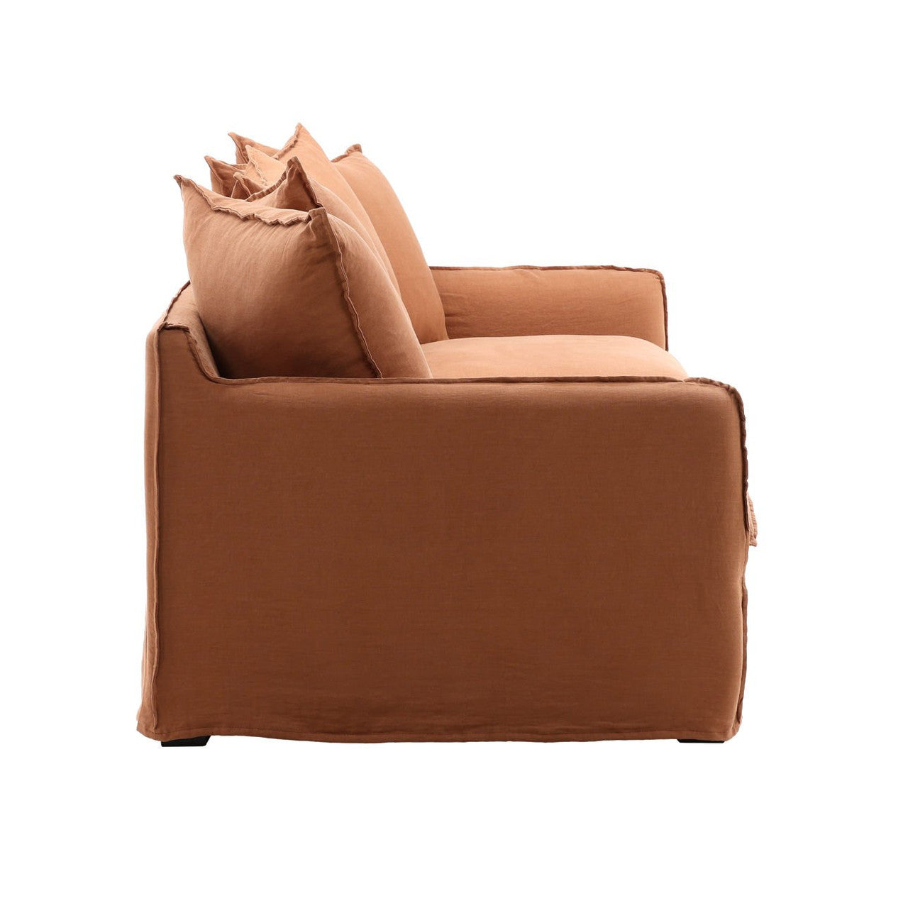 Cloud Sienna Linen Upholstered Slipcovered Sofa 96"