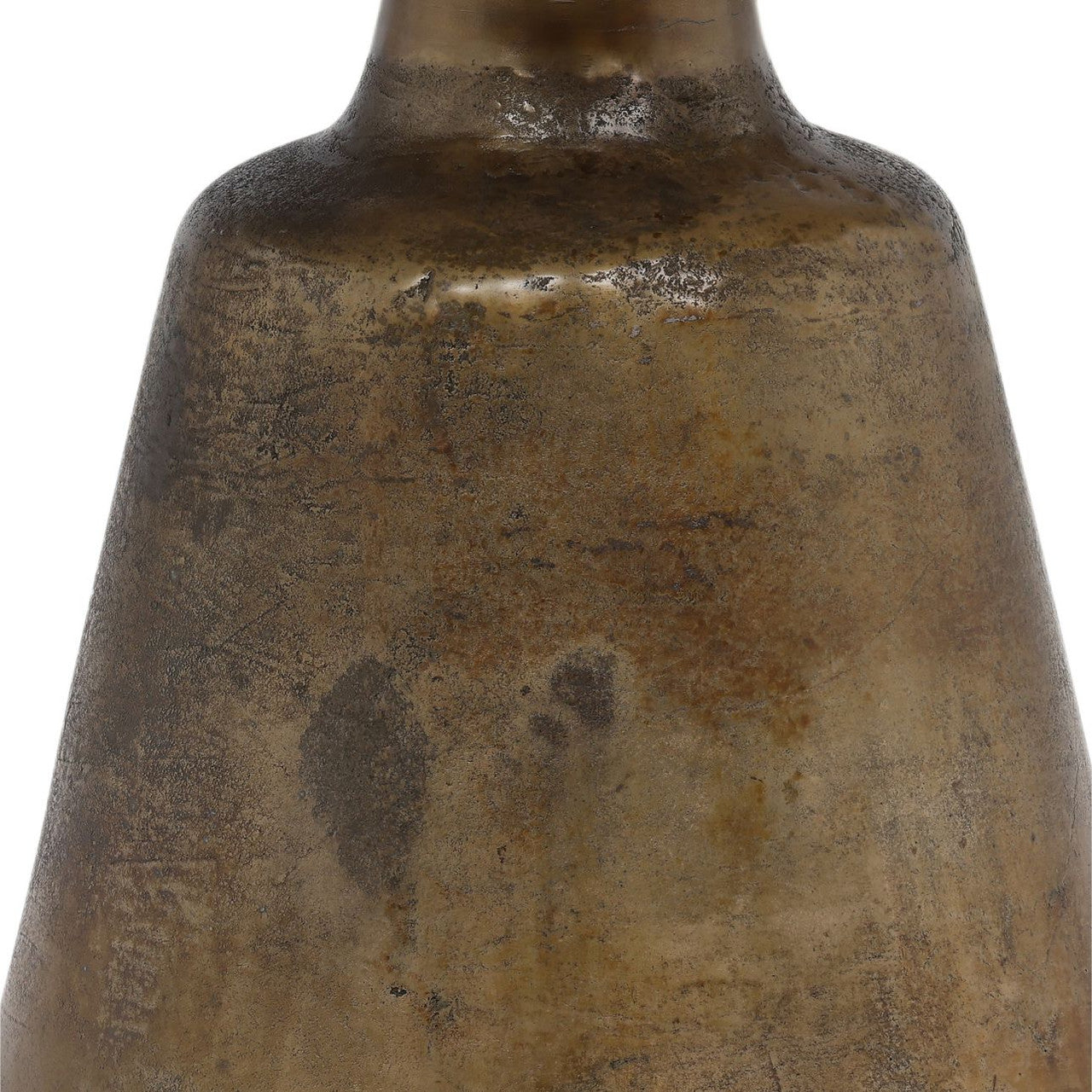 Golbez 40" Antique Brass Dining Table