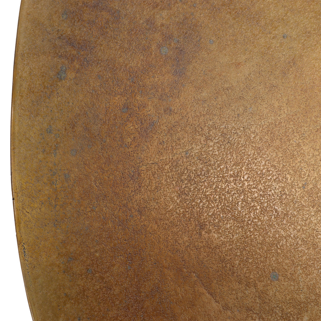 Golbez 40" Antique Brass Dining Table