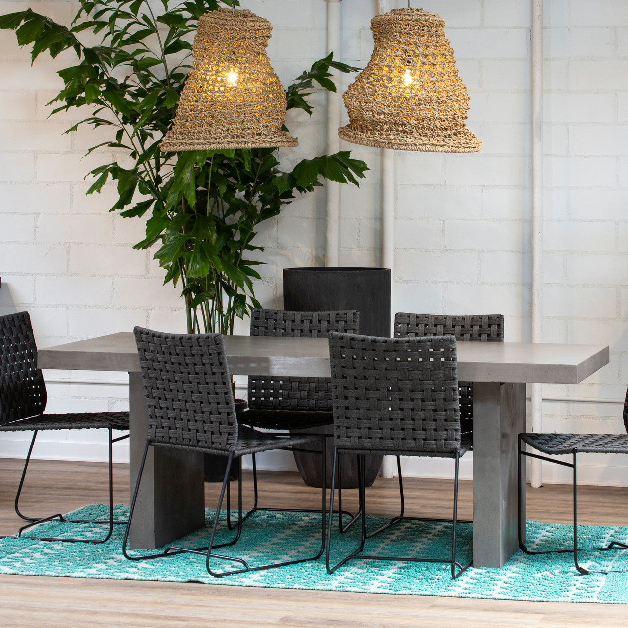 Santino Outdoor Dining Table 79"