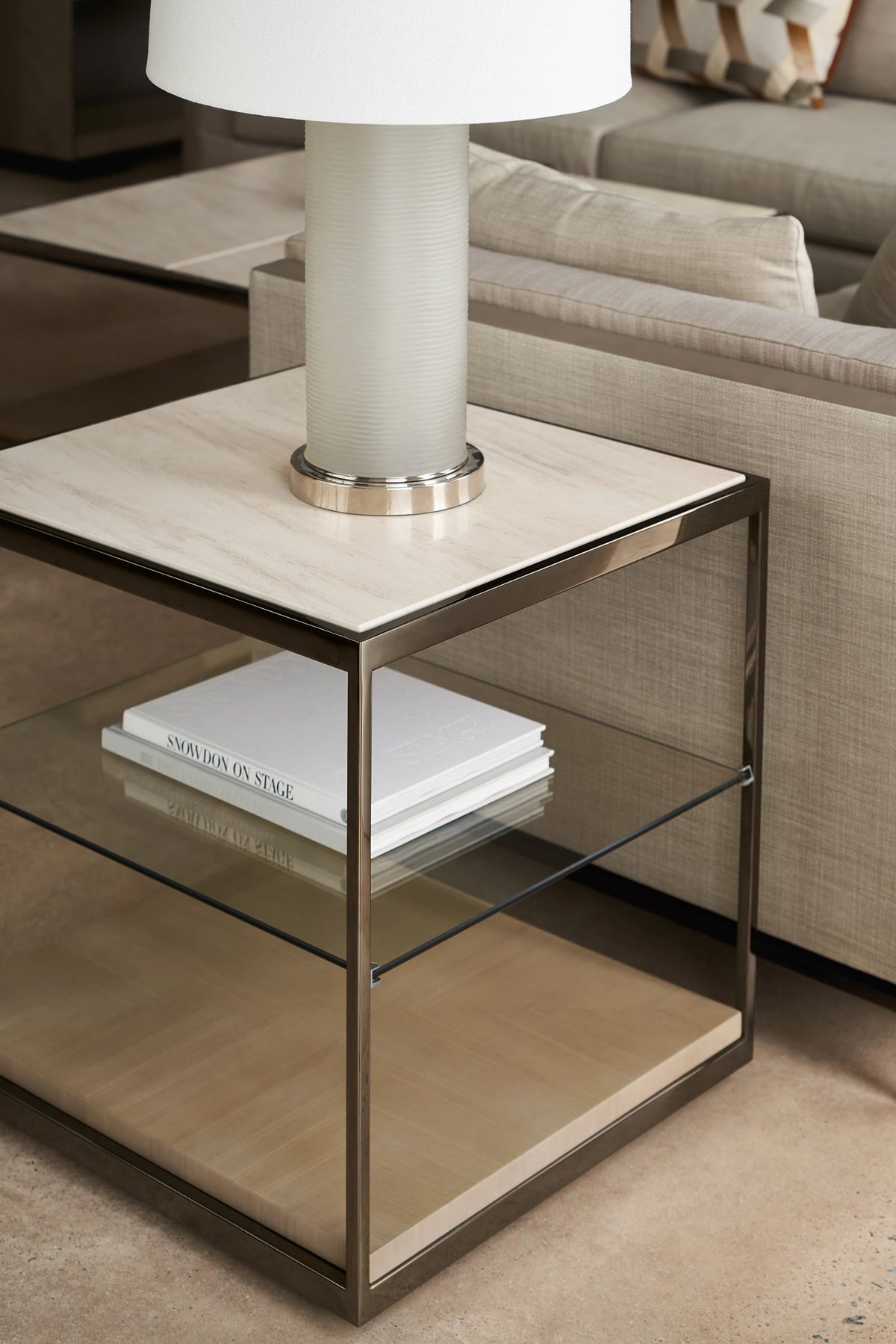 Quadrant Cartesian End Table 22" by Caracole - view 5