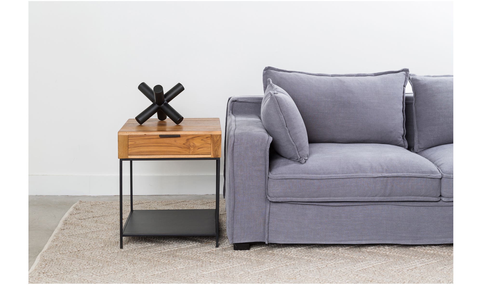 Joliet Side Table Natural by Moe's Home Collection - view 10