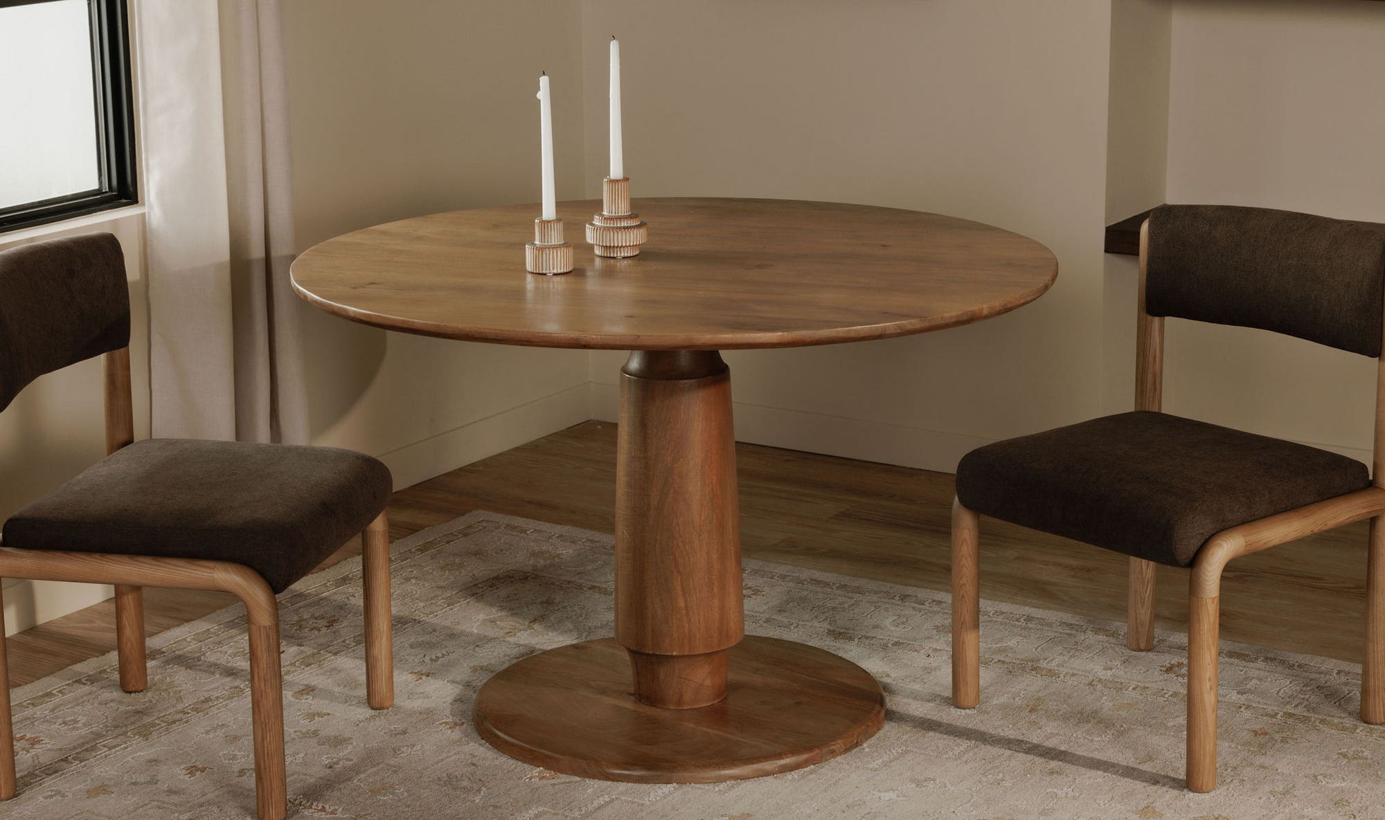 Clark Dining Table Brown by Moe's Home Collection - view 6