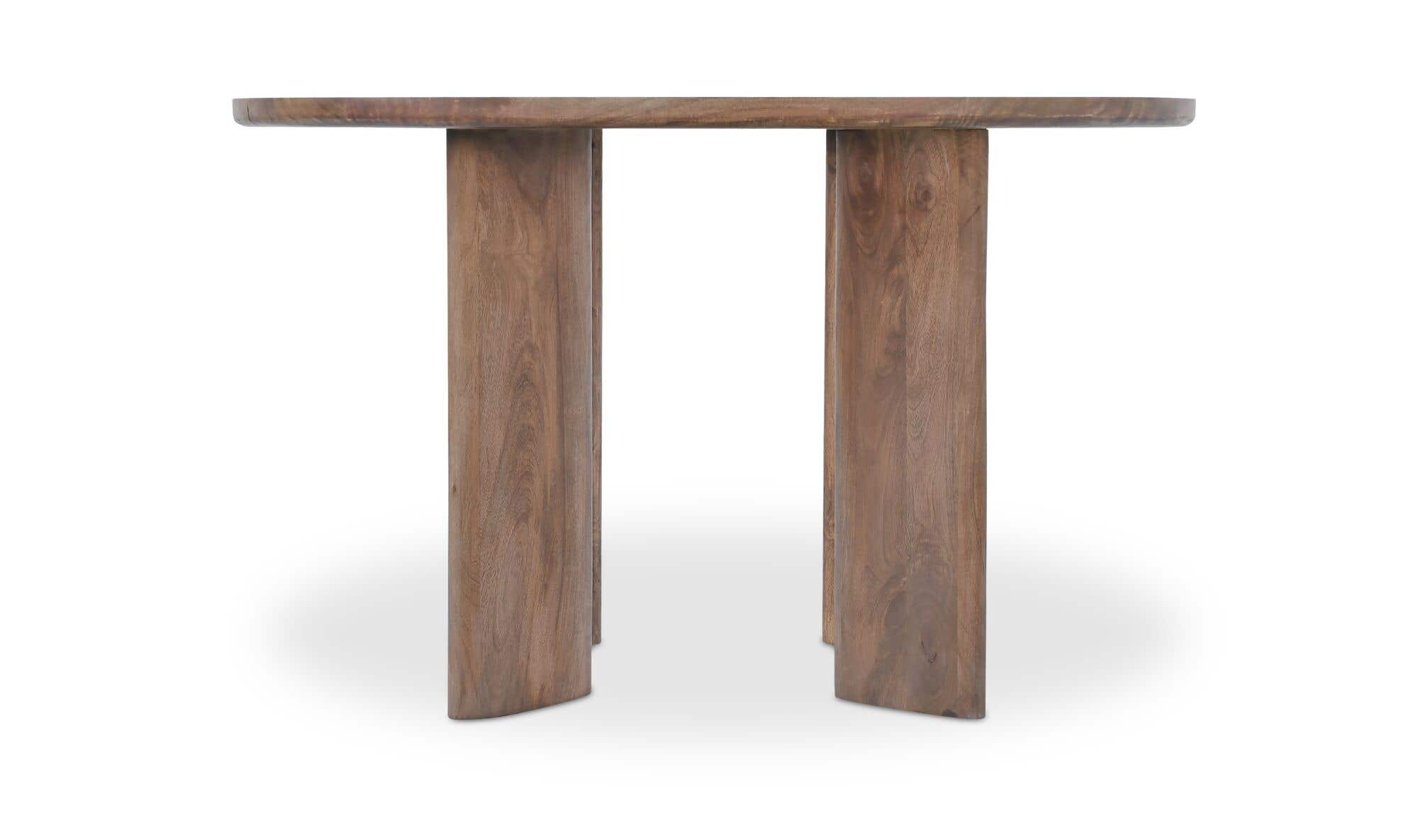 Lia Round Dining Table Dark Brown by Moe's Home Collection - view 5