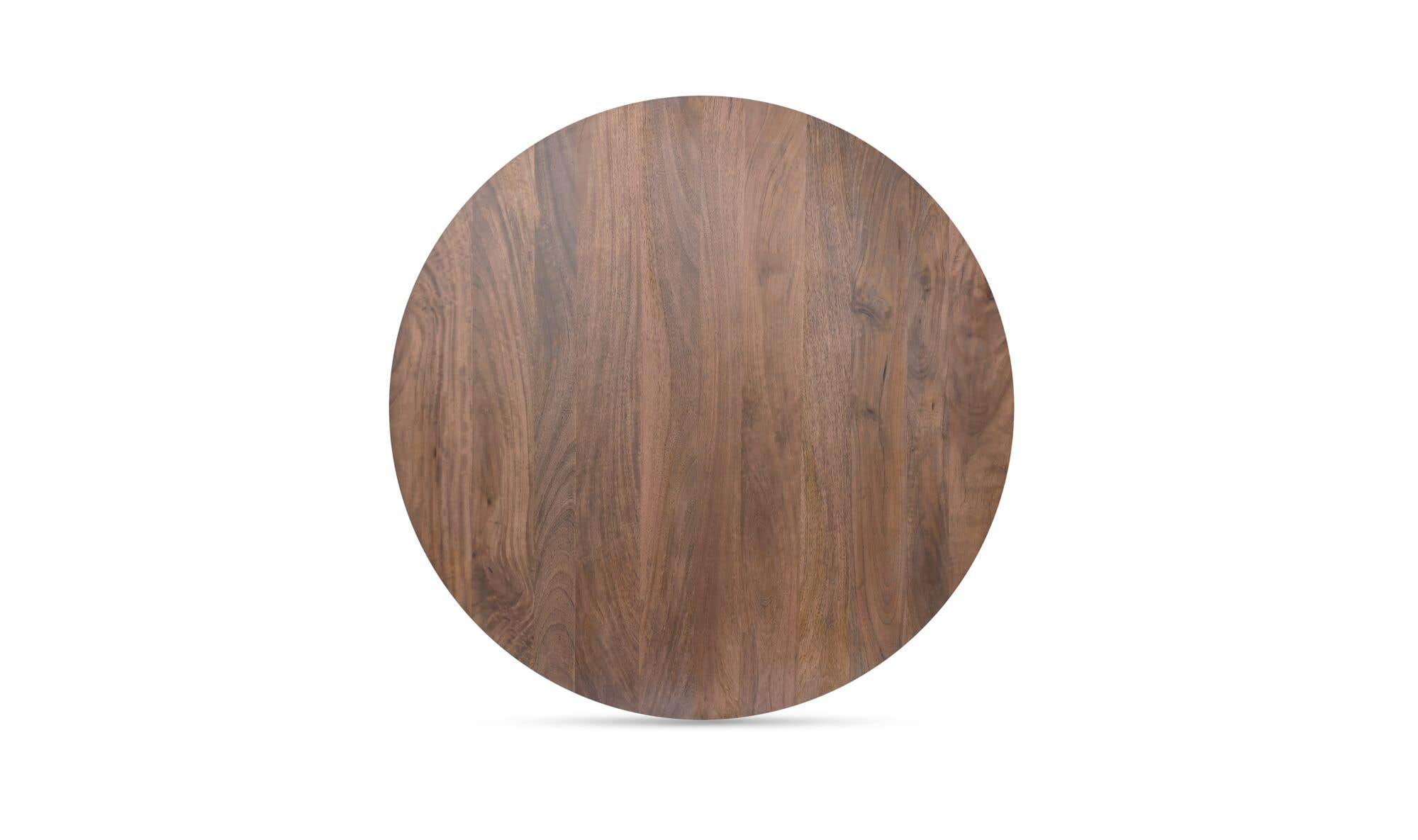 Lia Round Dining Table Dark Brown by Moe's Home Collection - view 8