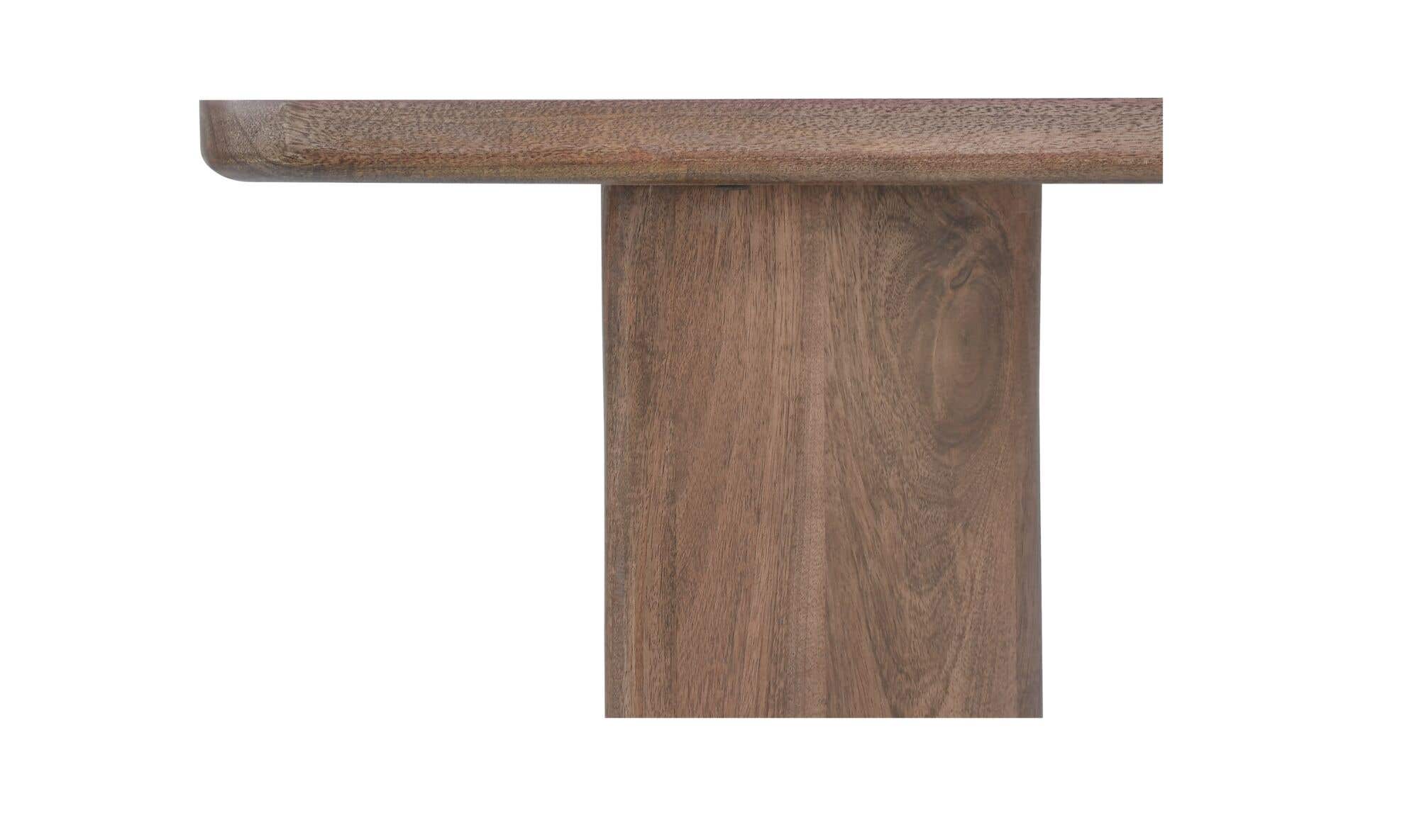 Lia Rectangular Dining Table Dark Brown by Moe's Home Collection - view 11