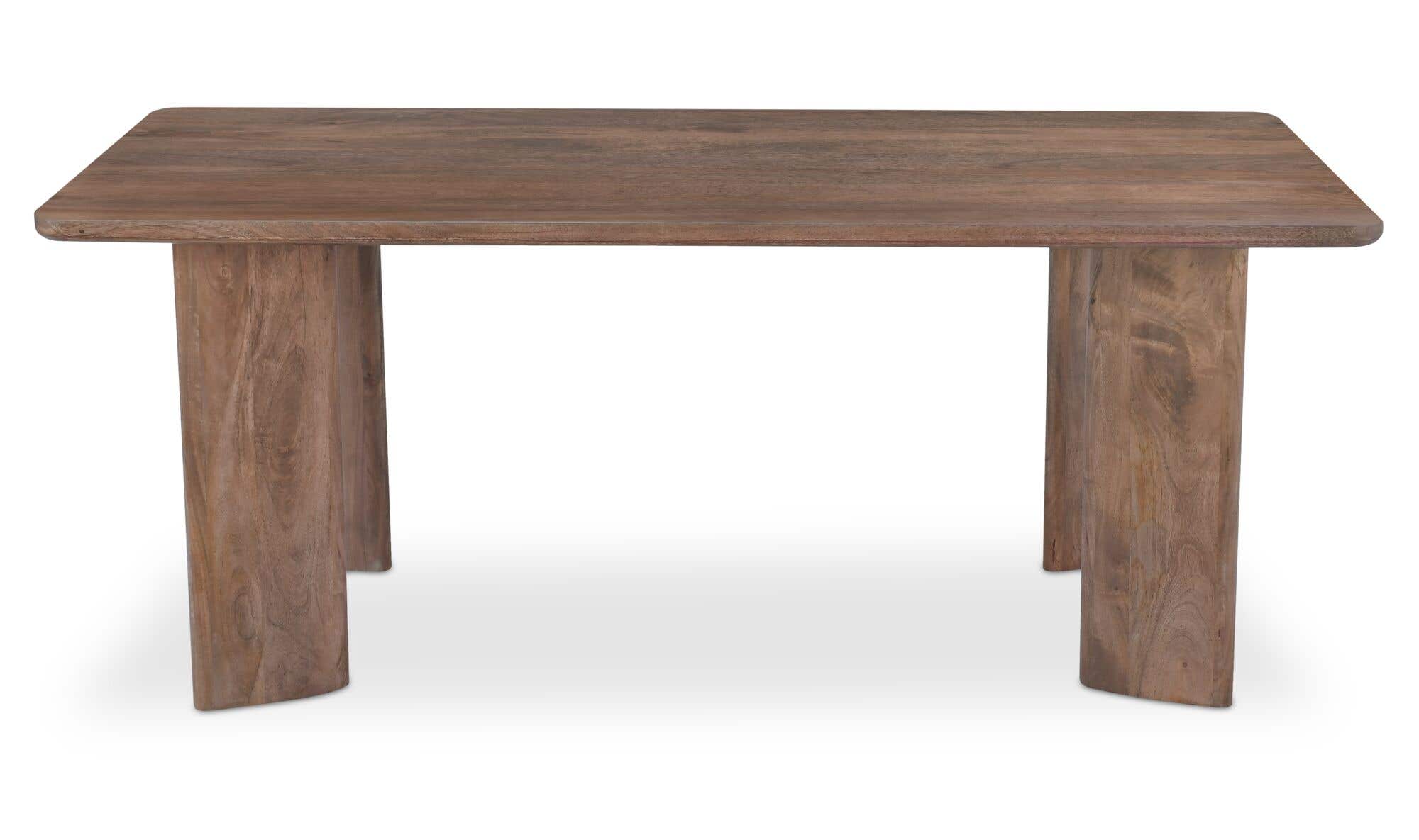 Lia Rectangular Dining Table Dark Brown by Moe's Home Collection - view 4