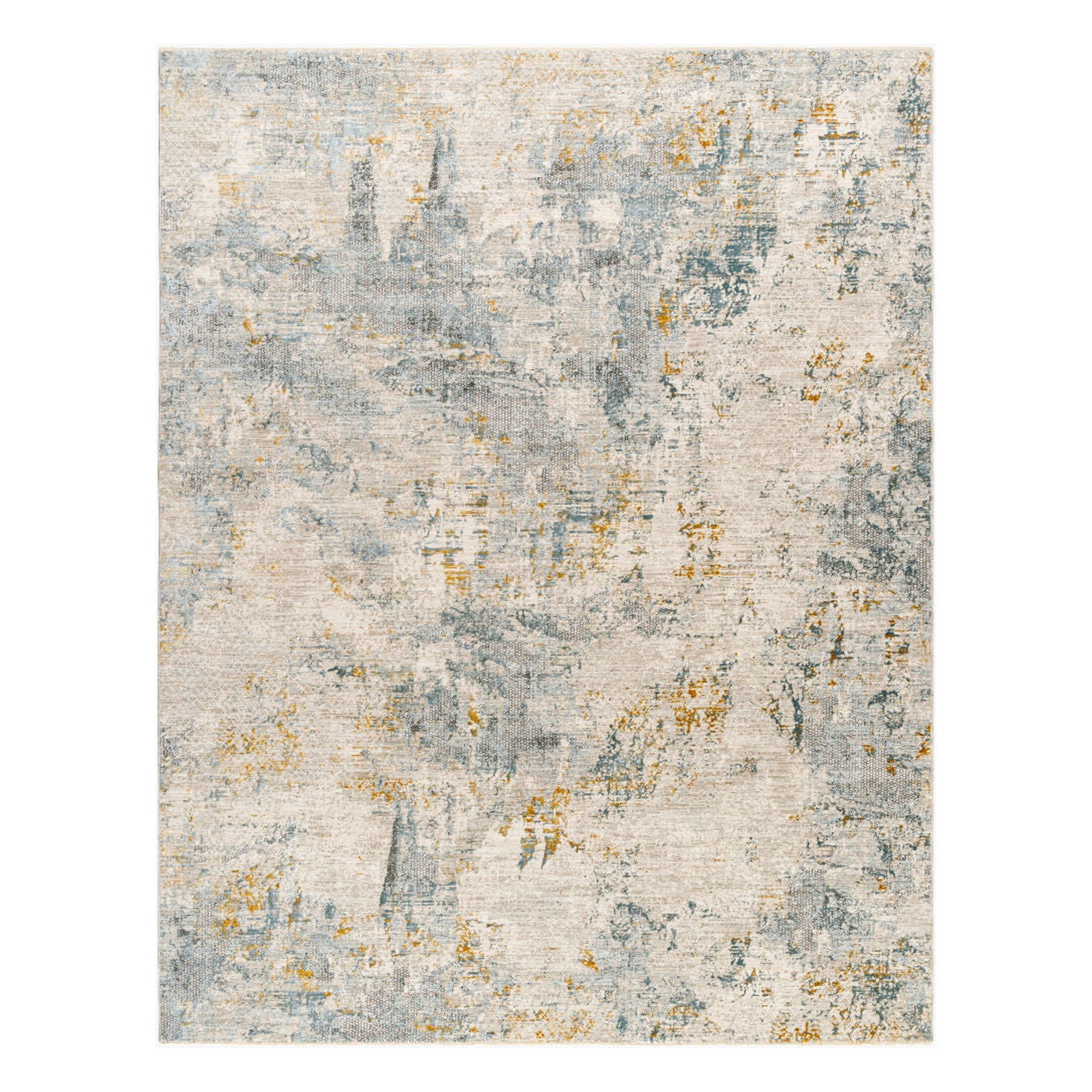 Dresden Deep Teal/Taupe Machine Woven Rug DRE-2300 - 2'7" x 10'