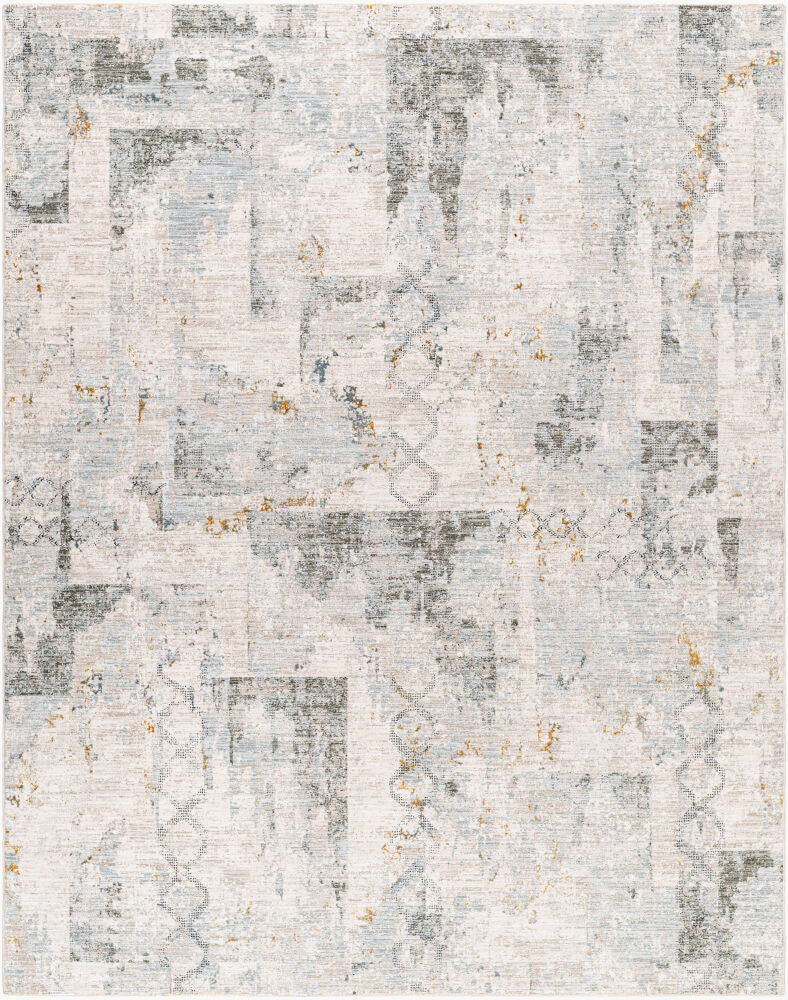 Dresden Deep Teal/Taupe Machine Woven Rug DRE-2301 - 2'7" x 10'