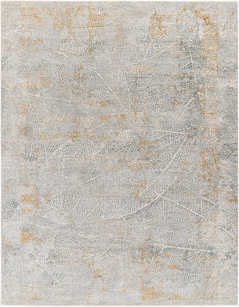 Dresden Denim/White Machine Woven Rug DRE-2313 - 2'7" x 10'