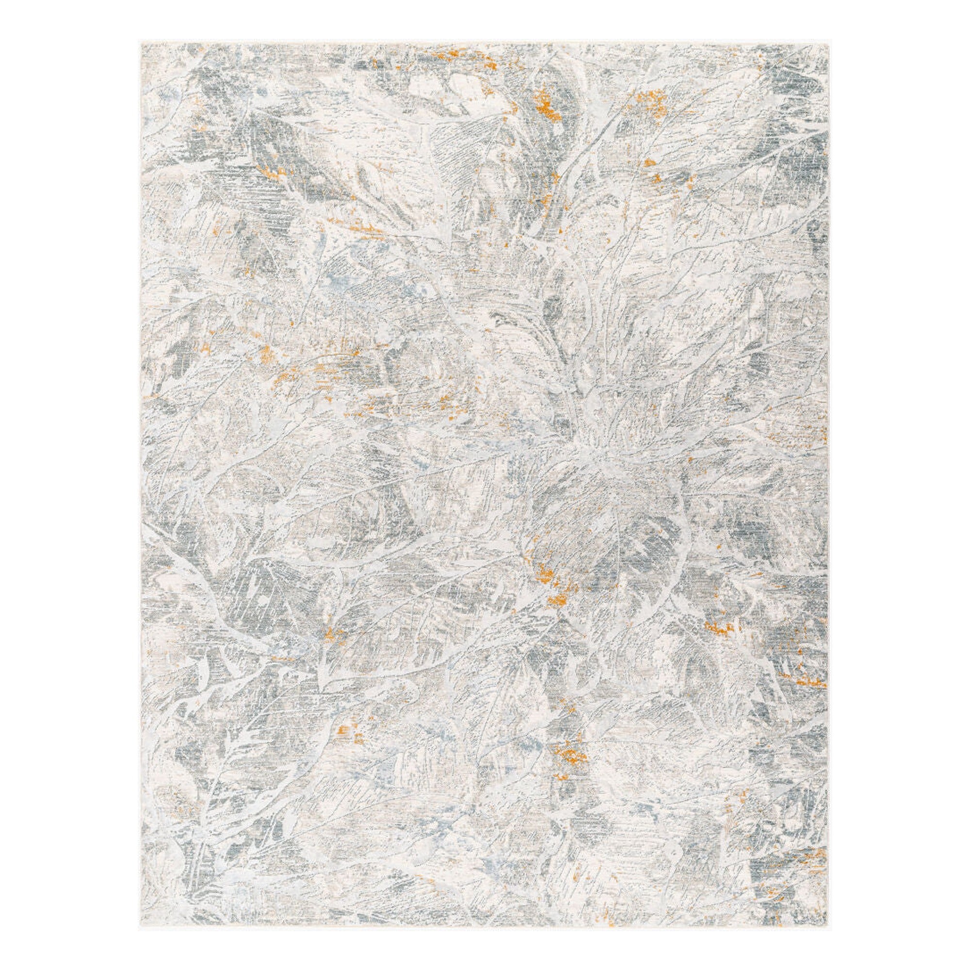 Dresden Denim/White Machine Woven Rug DRE-2317 - 2'7" x 10'