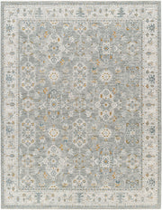 Dresden Denim/White Machine Woven Rug DRE-2324 - 2'7" x 10'