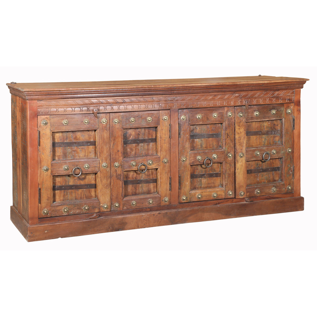 Antique Door Sideboard 87"