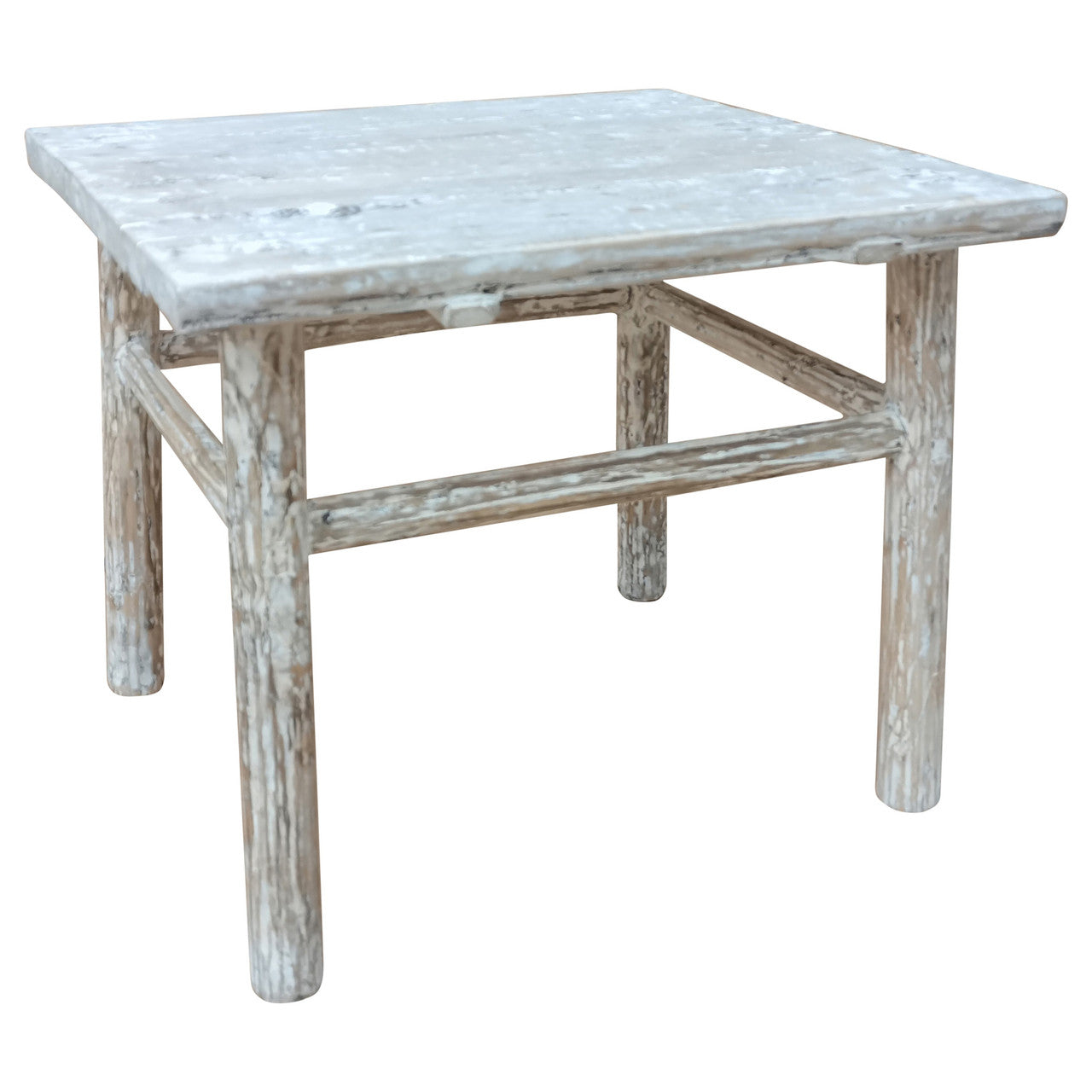 Antique Chinese End Table 23"