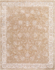 Da Vinci Cream/Tan Machine Woven Rug DVC-2300 - 2'7" x 10'