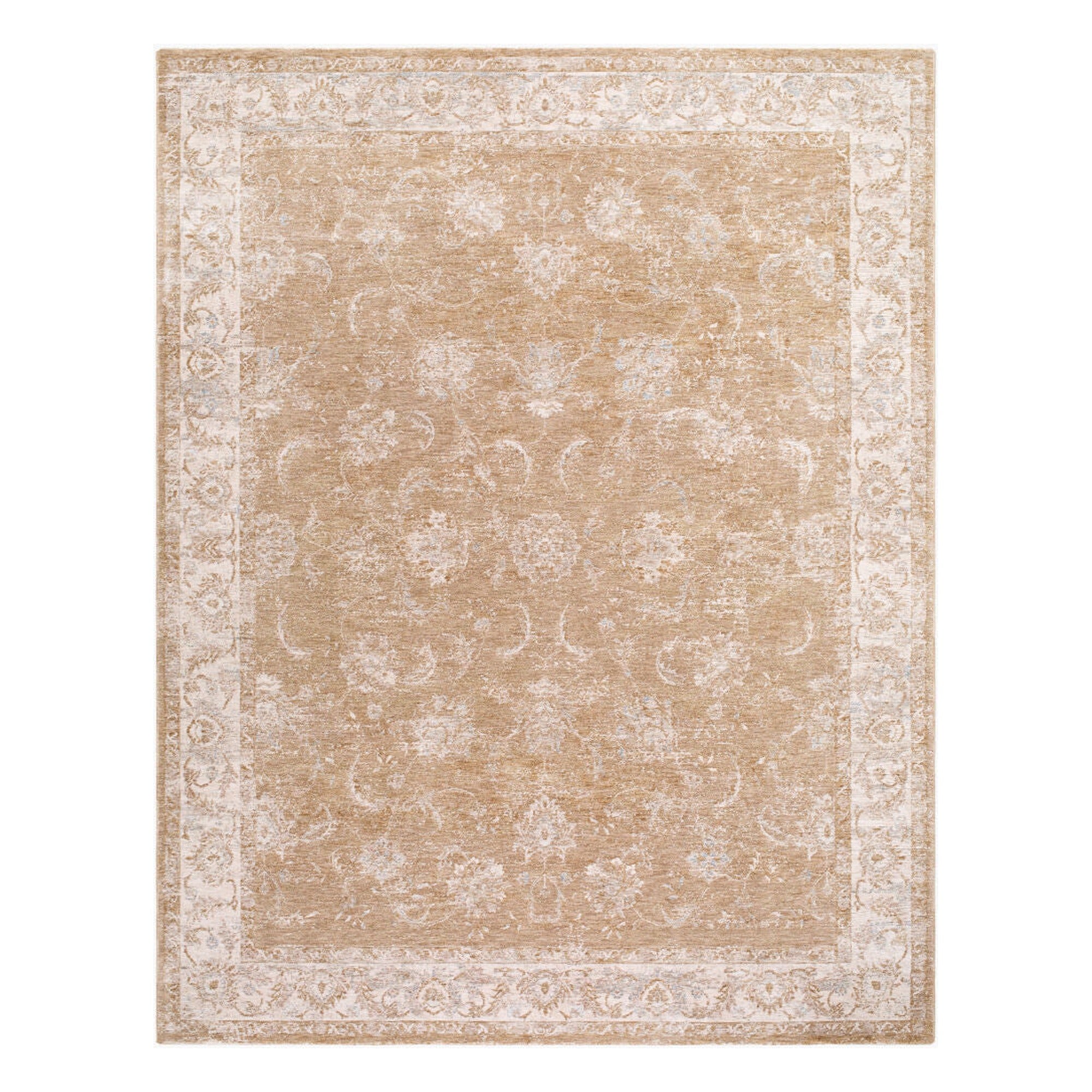 Da Vinci Cream/Tan Machine Woven Rug DVC-2300 - 2'7" x 10'