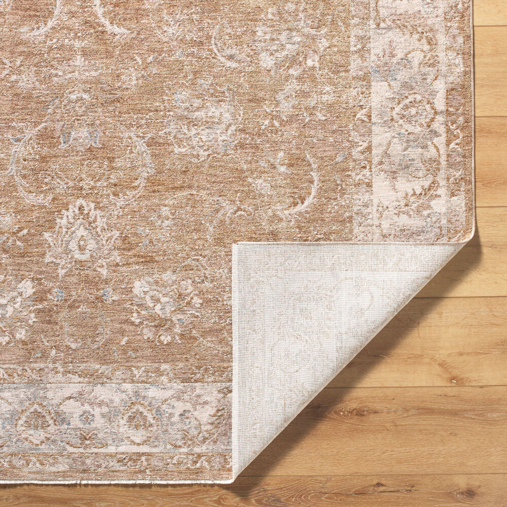 Da Vinci Cream/Tan Machine Woven Rug DVC-2300 - fold