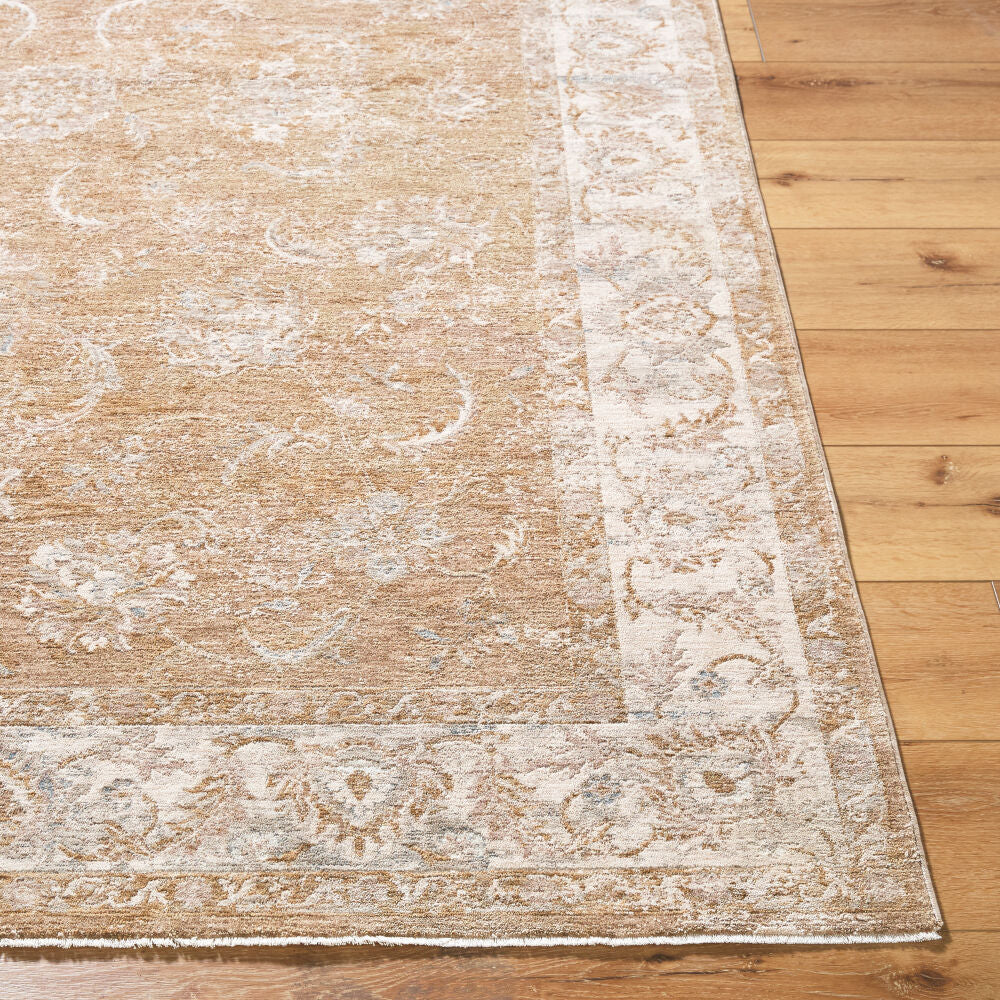 Da Vinci Cream/Tan Machine Woven Rug DVC-2300 - front