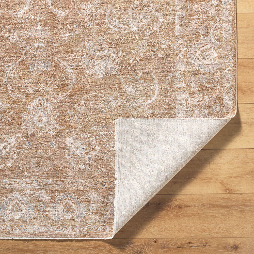 Da Vinci Cream/Tan Machine Woven Rug DVC-2301 - fold