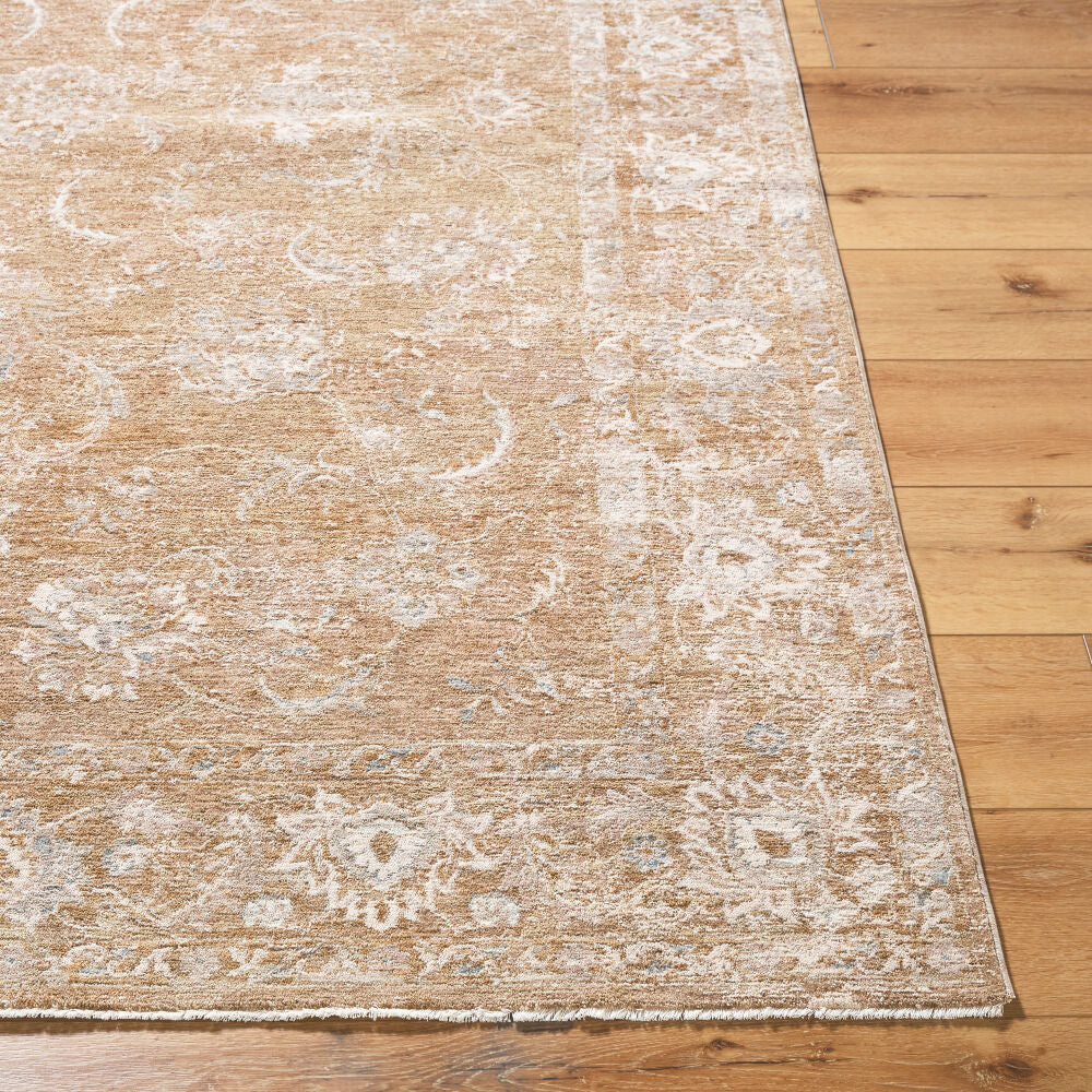 Da Vinci Cream/Tan Machine Woven Rug DVC-2301 - front