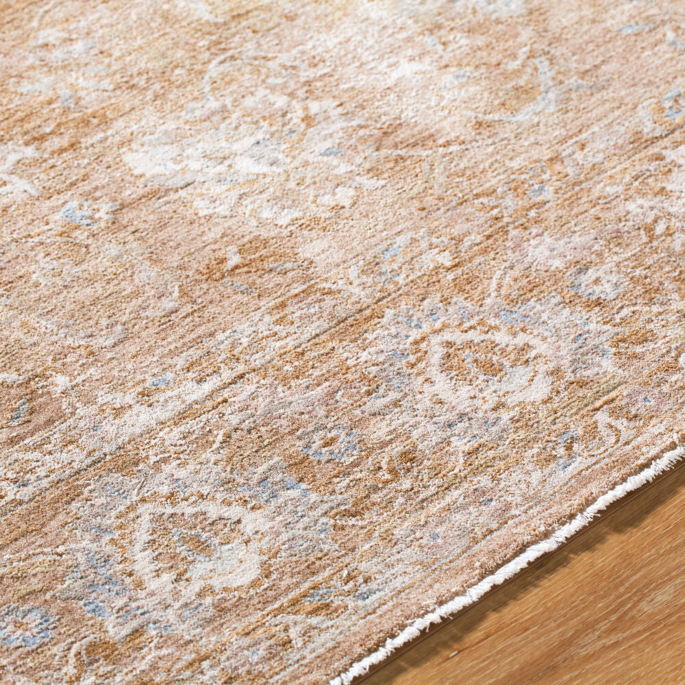 Da Vinci Cream/Tan Machine Woven Rug DVC-2301 - texture