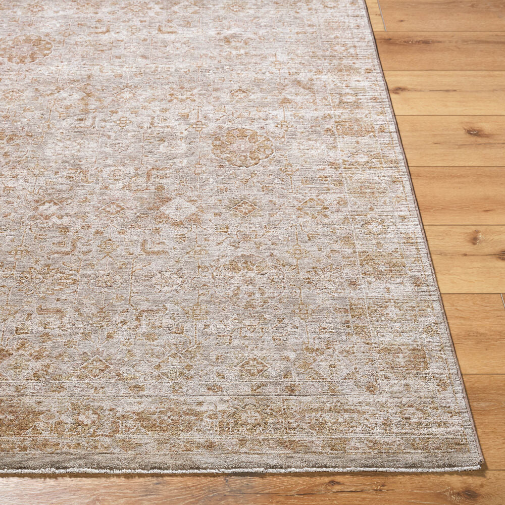 Da Vinci Blue/Tan Machine Woven Rug DVC-2304 - front