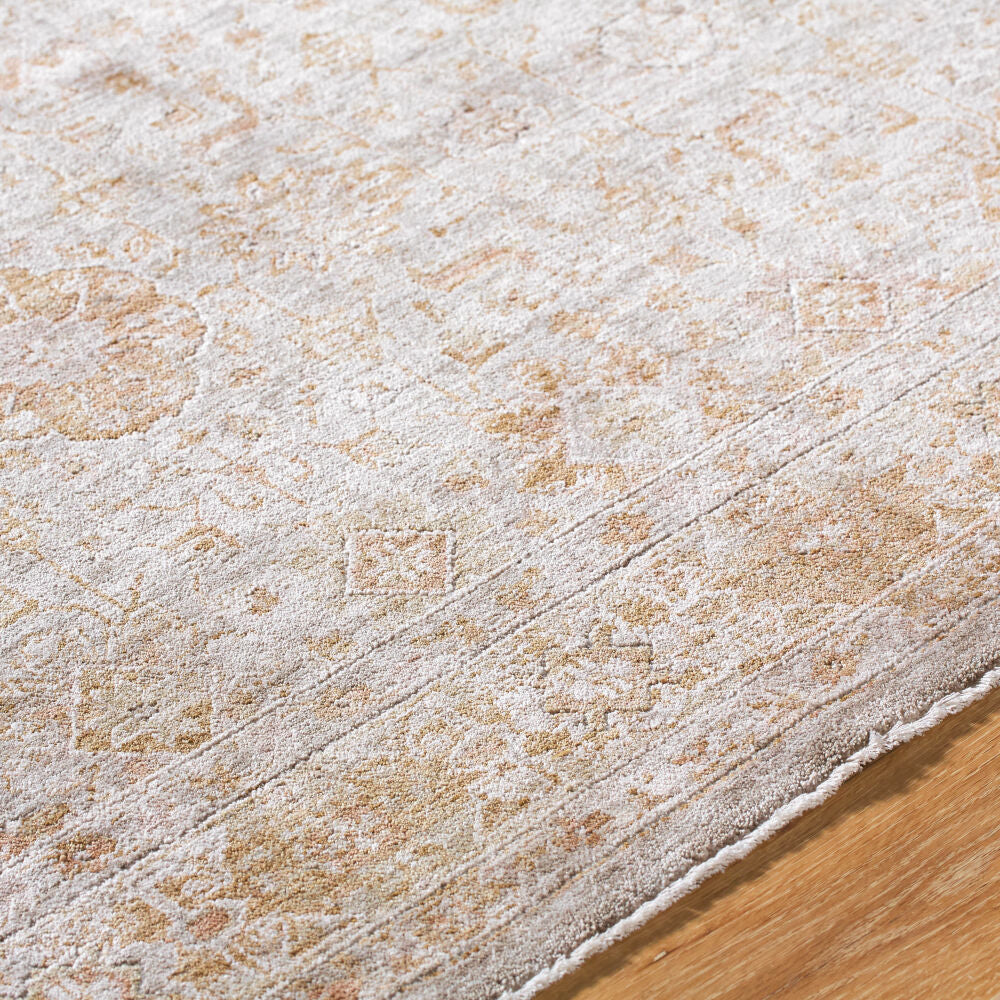 Da Vinci Blue/Tan Machine Woven Rug DVC-2304 - texture