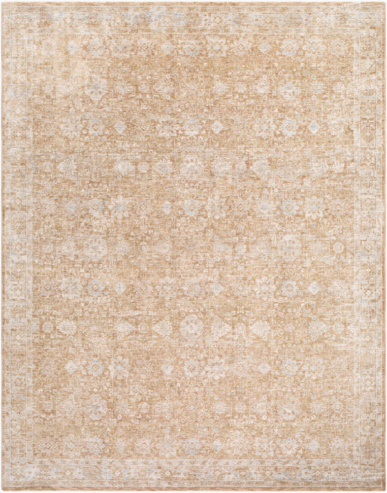 Da Vinci Blue/Tan Machine Woven Rug DVC-2305 - 2'7" x 10'