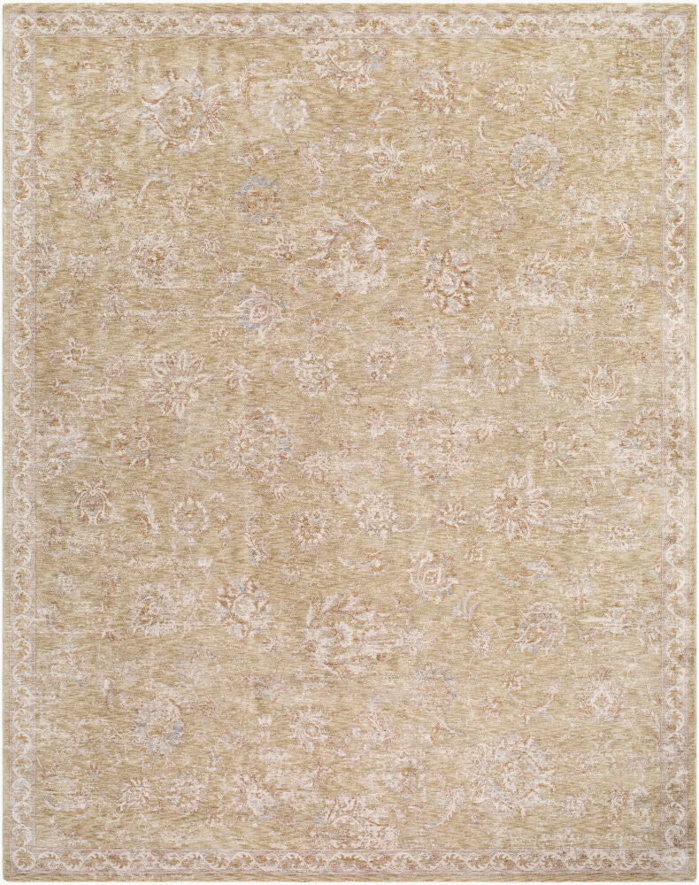Da Vinci Blue/Tan Machine Woven Rug DVC-2309 - 2'7" x 10'