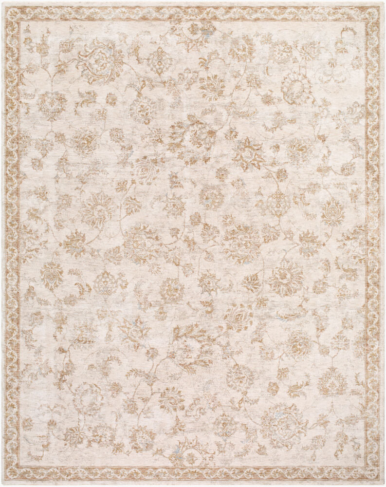 Da Vinci Blue/Tan Machine Woven Rug DVC-2310 - 2'7" x 10'