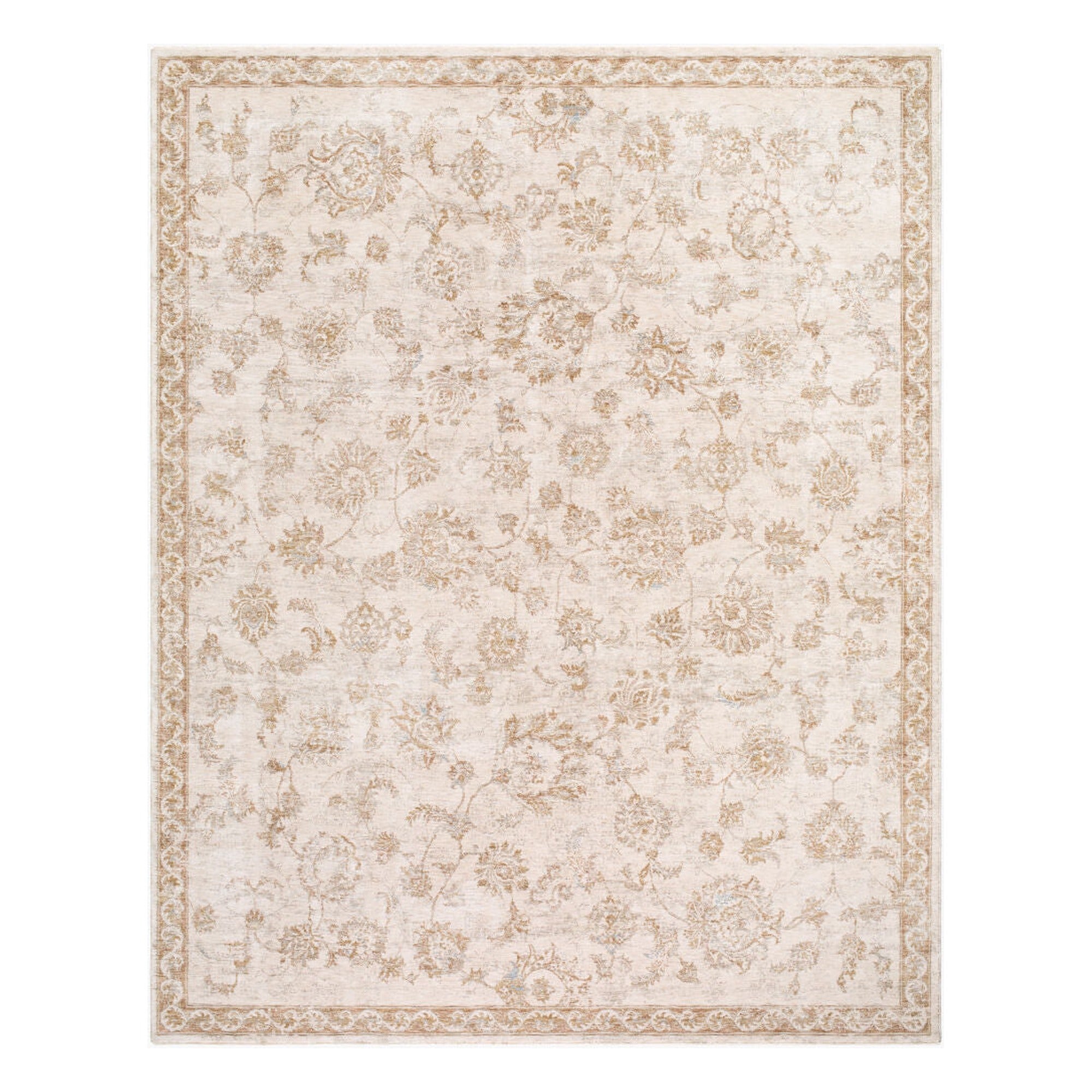 Da Vinci Blue/Tan Machine Woven Rug DVC-2310 - 2'7" x 10'