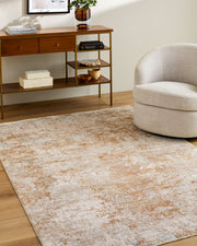 Da Vinci Dusty Sage/Sage Machine Woven Rug - roomscene