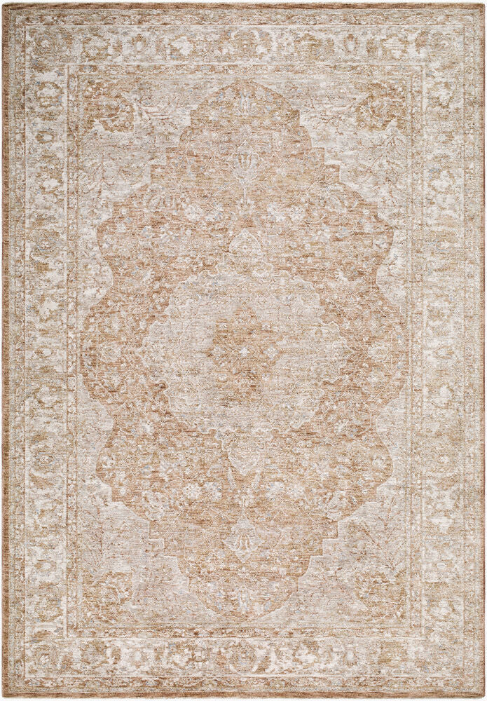 Da Vinci Dusty Sage/Tan Machine Woven Rug DVC-2313 - 2'7" x 10'