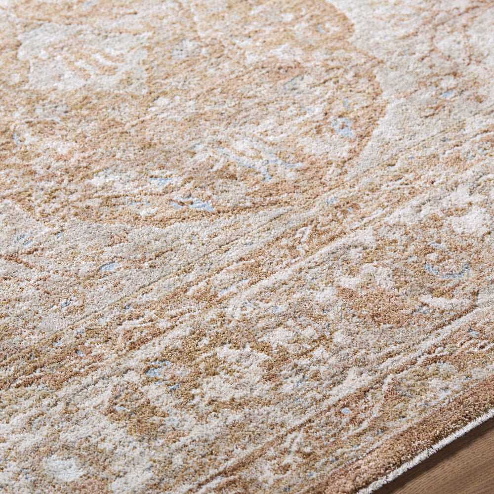 Da Vinci Dusty Sage/Tan Machine Woven Rug DVC-2313 - texture