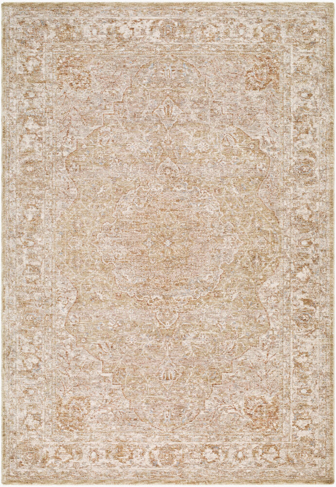 Da Vinci Dusty Sage/Tan Machine Woven Rug DVC-2314 - 2'7" x 10'