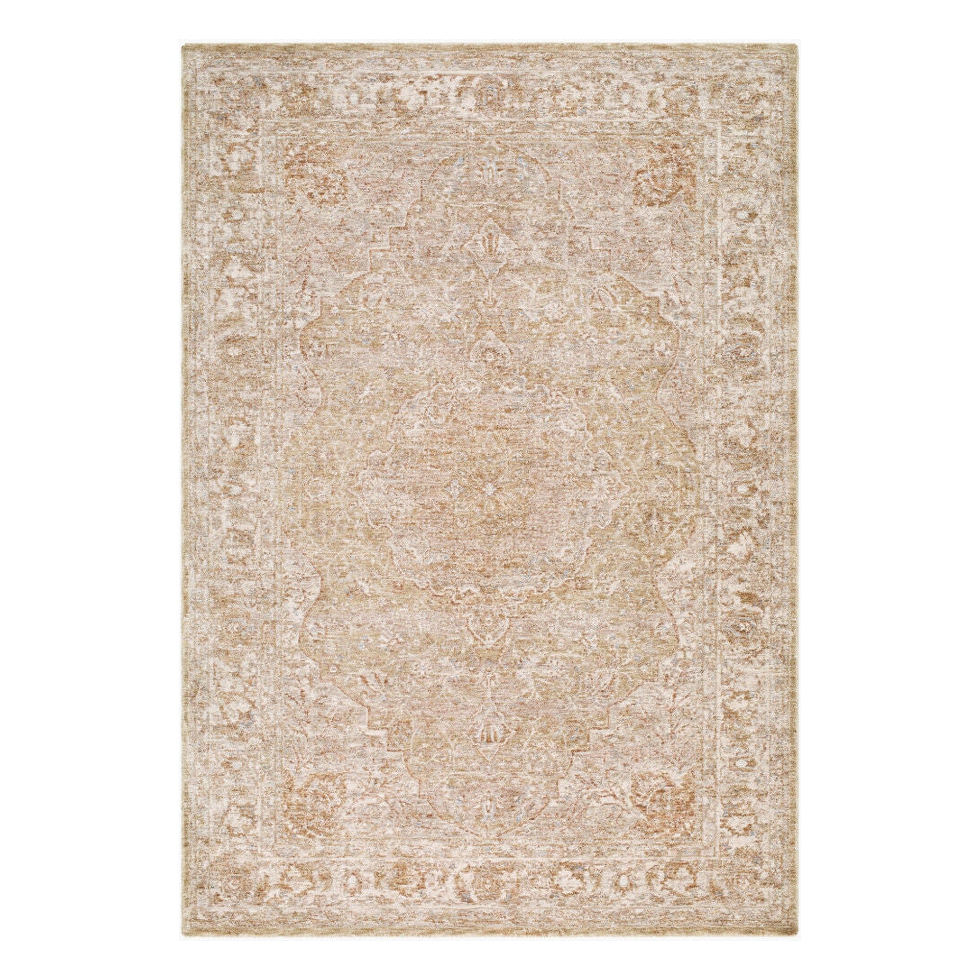 Da Vinci Dusty Sage/Tan Machine Woven Rug DVC-2314 - 2'7" x 10'